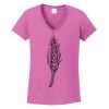 Ladies Heavy Cotton™ 100% Cotton V-Neck T-Shirt Thumbnail