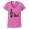 Ladies Heavy Cotton™ 100% Cotton V-Neck T-Shirt Thumbnail