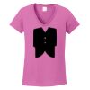 Ladies Heavy Cotton™ 100% Cotton V-Neck T-Shirt Thumbnail
