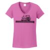 Ladies Heavy Cotton™ 100% Cotton V-Neck T-Shirt Thumbnail