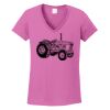 Ladies Heavy Cotton™ 100% Cotton V-Neck T-Shirt Thumbnail