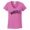 Ladies Heavy Cotton™ 100% Cotton V-Neck T-Shirt Thumbnail