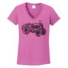 Ladies Heavy Cotton™ 100% Cotton V-Neck T-Shirt Thumbnail
