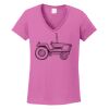 Ladies Heavy Cotton™ 100% Cotton V-Neck T-Shirt Thumbnail