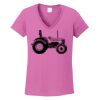 Ladies Heavy Cotton™ 100% Cotton V-Neck T-Shirt Thumbnail