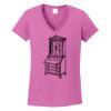 Ladies Heavy Cotton™ 100% Cotton V-Neck T-Shirt Thumbnail