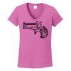 Ladies Heavy Cotton™ 100% Cotton V-Neck T-Shirt Thumbnail