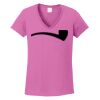 Ladies Heavy Cotton™ 100% Cotton V-Neck T-Shirt Thumbnail