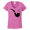 Ladies Heavy Cotton™ 100% Cotton V-Neck T-Shirt Thumbnail
