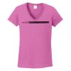 Ladies Heavy Cotton™ 100% Cotton V-Neck T-Shirt Thumbnail