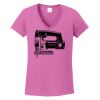 Ladies Heavy Cotton™ 100% Cotton V-Neck T-Shirt Thumbnail