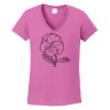 Ladies Heavy Cotton™ 100% Cotton V-Neck T-Shirt Thumbnail