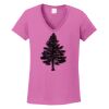 Ladies Heavy Cotton™ 100% Cotton V-Neck T-Shirt Thumbnail