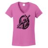 Ladies Heavy Cotton™ 100% Cotton V-Neck T-Shirt Thumbnail