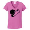 Ladies Heavy Cotton™ 100% Cotton V-Neck T-Shirt Thumbnail