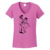 Ladies Heavy Cotton™ 100% Cotton V-Neck T-Shirt Thumbnail