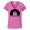 Ladies Heavy Cotton™ 100% Cotton V-Neck T-Shirt Thumbnail