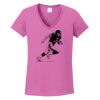 Ladies Heavy Cotton™ 100% Cotton V-Neck T-Shirt Thumbnail