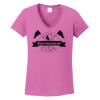 Ladies Heavy Cotton™ 100% Cotton V-Neck T-Shirt Thumbnail