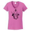 Ladies Heavy Cotton™ 100% Cotton V-Neck T-Shirt Thumbnail
