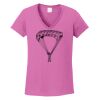 Ladies Heavy Cotton™ 100% Cotton V-Neck T-Shirt Thumbnail