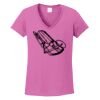 Ladies Heavy Cotton™ 100% Cotton V-Neck T-Shirt Thumbnail
