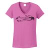 Ladies Heavy Cotton™ 100% Cotton V-Neck T-Shirt Thumbnail