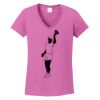 Ladies Heavy Cotton™ 100% Cotton V-Neck T-Shirt Thumbnail