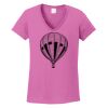 Ladies Heavy Cotton™ 100% Cotton V-Neck T-Shirt Thumbnail