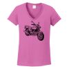 Ladies Heavy Cotton™ 100% Cotton V-Neck T-Shirt Thumbnail