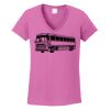 Ladies Heavy Cotton™ 100% Cotton V-Neck T-Shirt Thumbnail