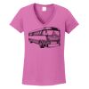 Ladies Heavy Cotton™ 100% Cotton V-Neck T-Shirt Thumbnail