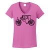 Ladies Heavy Cotton™ 100% Cotton V-Neck T-Shirt Thumbnail