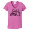Ladies Heavy Cotton™ 100% Cotton V-Neck T-Shirt Thumbnail