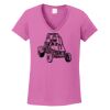 Ladies Heavy Cotton™ 100% Cotton V-Neck T-Shirt Thumbnail