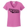 Ladies Heavy Cotton™ 100% Cotton V-Neck T-Shirt Thumbnail