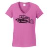 Ladies Heavy Cotton™ 100% Cotton V-Neck T-Shirt Thumbnail