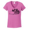 Ladies Heavy Cotton™ 100% Cotton V-Neck T-Shirt Thumbnail