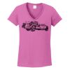 Ladies Heavy Cotton™ 100% Cotton V-Neck T-Shirt Thumbnail