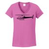 Ladies Heavy Cotton™ 100% Cotton V-Neck T-Shirt Thumbnail