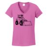 Ladies Heavy Cotton™ 100% Cotton V-Neck T-Shirt Thumbnail