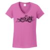 Ladies Heavy Cotton™ 100% Cotton V-Neck T-Shirt Thumbnail
