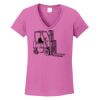 Ladies Heavy Cotton™ 100% Cotton V-Neck T-Shirt Thumbnail