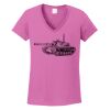 Ladies Heavy Cotton™ 100% Cotton V-Neck T-Shirt Thumbnail