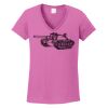 Ladies Heavy Cotton™ 100% Cotton V-Neck T-Shirt Thumbnail