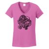 Ladies Heavy Cotton™ 100% Cotton V-Neck T-Shirt Thumbnail