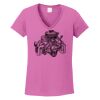 Ladies Heavy Cotton™ 100% Cotton V-Neck T-Shirt Thumbnail