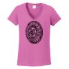 Ladies Heavy Cotton™ 100% Cotton V-Neck T-Shirt Thumbnail