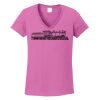 Ladies Heavy Cotton™ 100% Cotton V-Neck T-Shirt Thumbnail