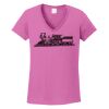 Ladies Heavy Cotton™ 100% Cotton V-Neck T-Shirt Thumbnail